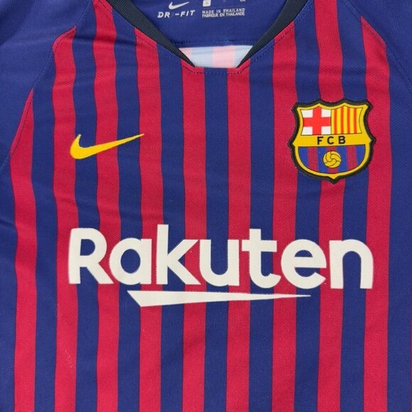 Nike FC Barcelona Soccer Jersey Classic Youth Size M - Picture 15 of 16